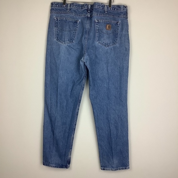 Carhartt Men's Traditional Fit Denim Jeans 44x32 - Picture 5 of 9